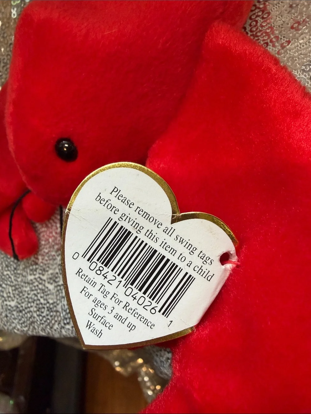 Ty soft lobster